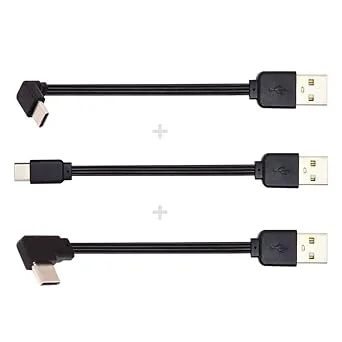 NFHK 3 stycken USB 2.0 typ A till USB-C kabel