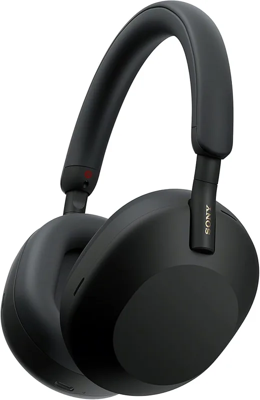 Sony WH-1000XM5 brusreducerande trådlösa over-ear-hörlurar, bluetooth, tydlig samtalskvalitet, upp till 30 timmars batte