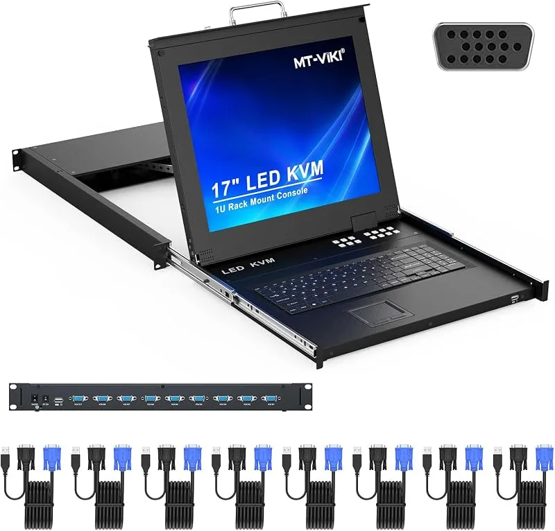 MT-VIKI Rackmount VGA KVM Switch
