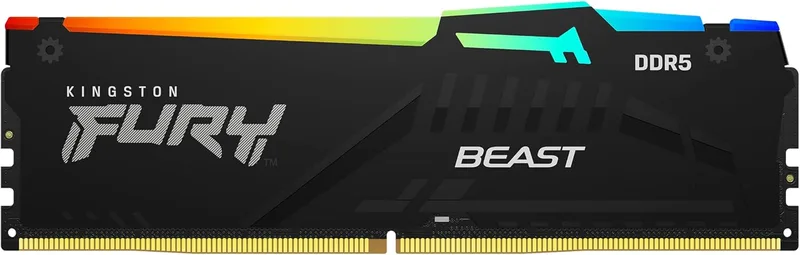 Kingston Fury Beast DDR5 RGB 32 GB (2 x 16 GB) 5600MT/s DDR5 CL40 DIMM spelminne för fast dator kit