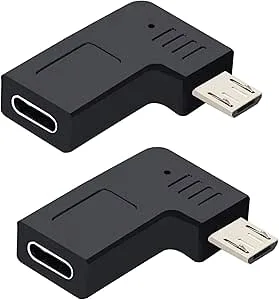 GELRHONR Böjd mikro-USB till USB-C-adapter