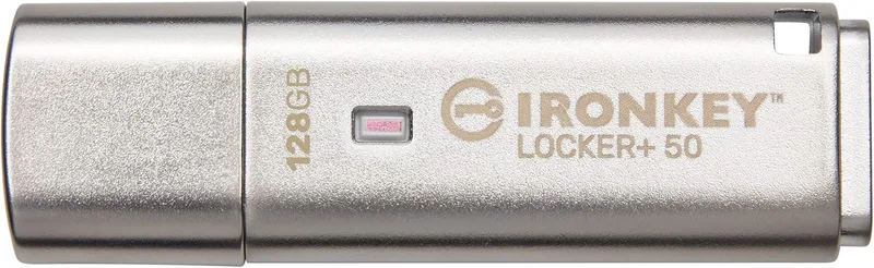 128 GB Kingston IronKey Locker+ 50, USB 3.2