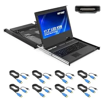 MT-VIKI 1U HDMI LCD KVM-konsol