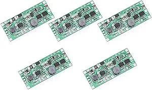 5PCS DC 5V-12V till 12V UPS avbrottsfri strömförsörjning 18650 batteriskyddskort