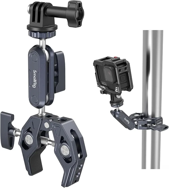 SMALLRIG Camera Mount Clamp, Ballhead Magic Arm