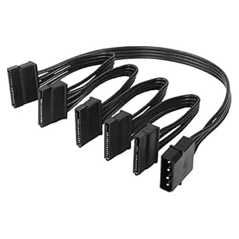SinLoon SATA strömkabel stor 4 stift hane