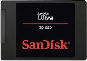 SanDisk Ultra 3D 500 GB SATA SSD, upp till 560 MB/s läshastighet.