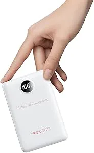 VEEKTOMX Mini Power Bank 10000mAh 22,5W bärbar