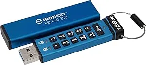 kingston 64GB IronKey Keypad 200, FIPS 140-3 Lvl 3 (Pending) AES-256