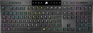 Corsair K100 AIR WIRELESS RGB Ultratunn mekaniskt speltangentbord