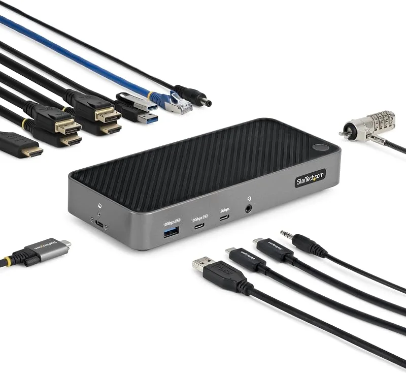 StarTech.com USB-C Triple Monitor Docking Station