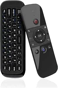 Leyf M8 Air Tangentbord mus Controller, tangentbord med 6 axliga gyroskop för, Android TV-box, smart TV, PC, bärbar dator – Windows/Android/Mac OS/Linux-system