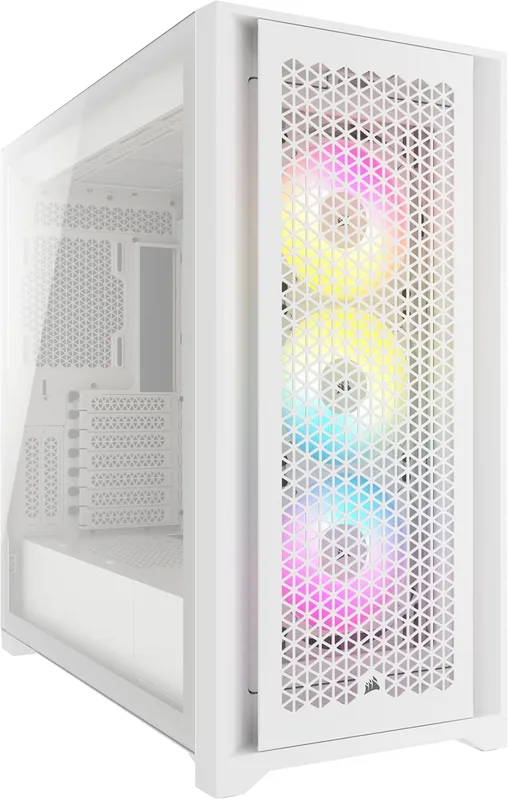 CORSAIR iCUE 5000D RGB AIRFLOW Mid-Tower Case, 3x AF120 RGB ELITE Fans