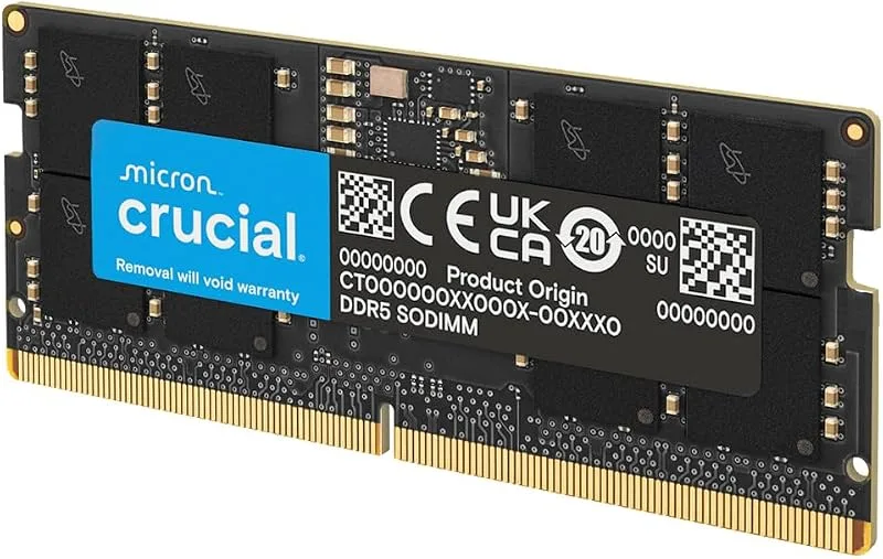 Crucial DDR5 SODIMM 32GB/5600 CL46 (16Gbit)
