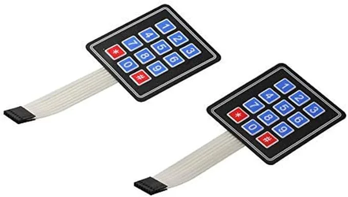 2 st 4 x 3 Matrix Array knappsats