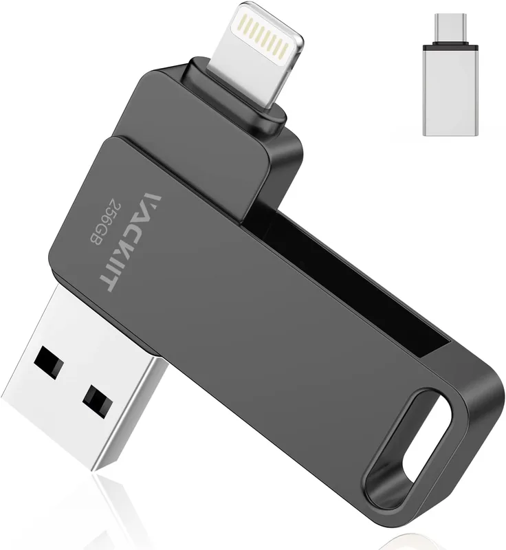 USB Minne 256 GB för iPhone Apple Certified Mfi Lightning