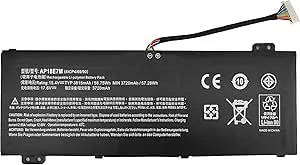 AKKEE batteri för Acer Nitro 5 AN515-54 AN517-51 AN515-55 AN515-44 AN515-43 Nitro 7 AN715-51 Aspire 7 A715-74G Triton 300 PT315-5-5-5-