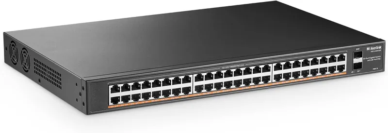 MokerLink 48-portars Gigabit Poe-switch
