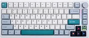 GK GAMAKAY TK75 V2 tyst mekaniskt tangentbord med 75% TFT-skärm