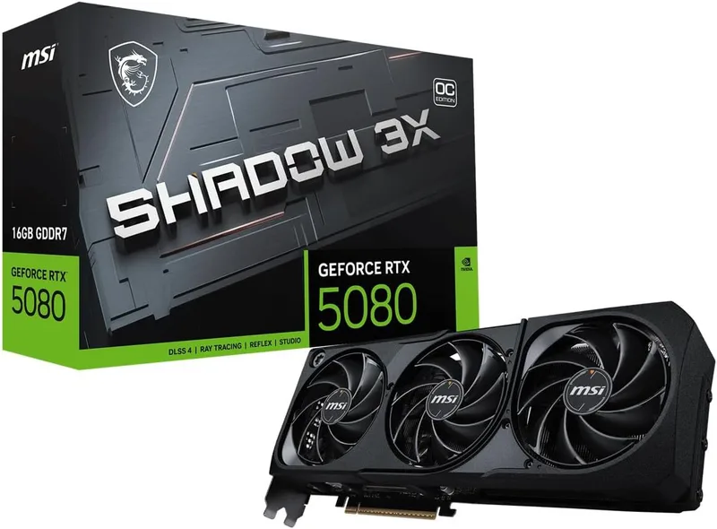 MSI GeForce RTX 5080 16G Shadow 3X OC