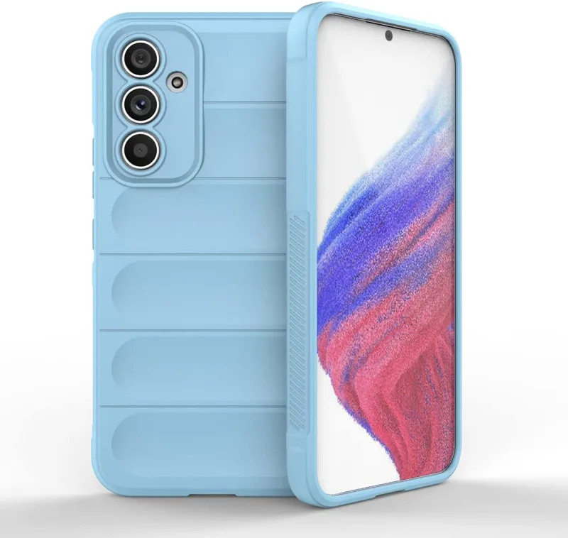 RankOne Airbag flytande silikon mobiltelefonfodral för Samsung Galaxy A54 5G (6,4 tum tum)