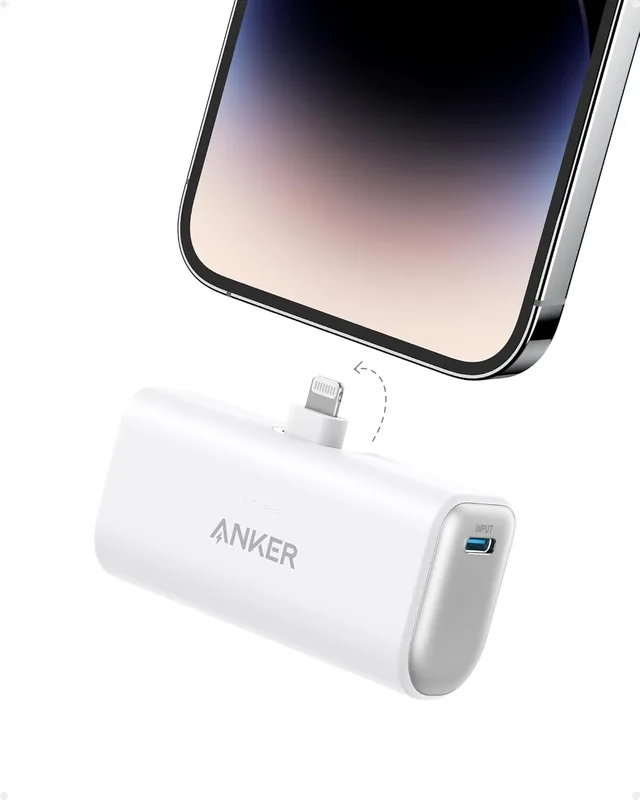 Anker 621 power bank with integrated Lightning connector
