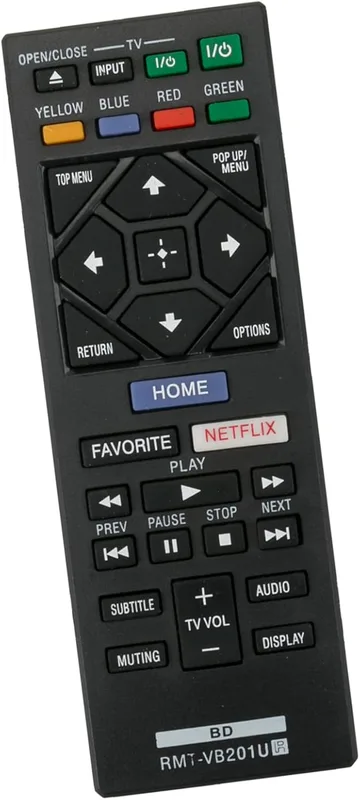 ALLIMITY RMT-VB201U Ersätt Fjärrkontroll som passar för Sony Blu-ray Player BDP-BX370 BDP-S1700 BDP-S3700 BDP-S6700 UBP-X700 BDP BX370 BDP S1700 BDP S3700 BDP S6700 UBP X700