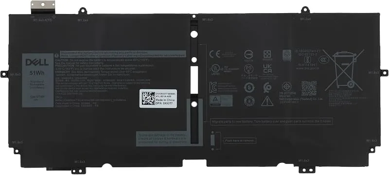 Dell BTRY, PRI,51WHR, 4C,Lith, BYD, 0DD9VF