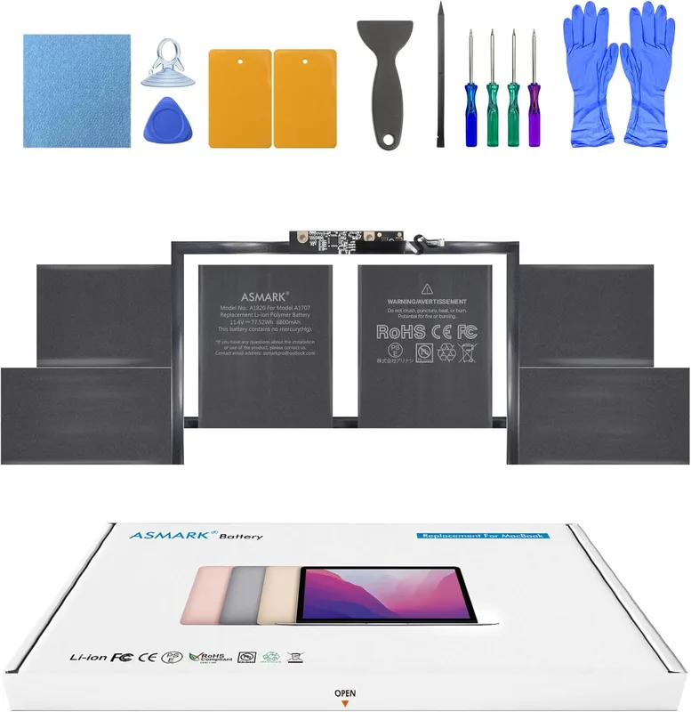 Batteri för MacBook Pro 15"" 2016-2017 Touch Bar A1820 A1707 inkl verktyg