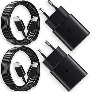 Mijun 2-Pack 25W USB C Laddare Snabbladdare