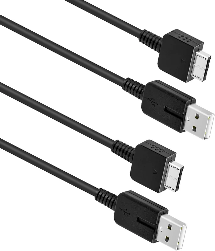 Mcbazel 2 st PS Vita laddningskabel USB-datakabel