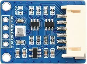 Waveshare BME680 Environmental Sensor, Supports Temperature/Humidity/Barometric Pressure/Gas Detection, compatible with Raspberry Pi/Raspberry Pi Pico/ESP32 and Other Controller Boards