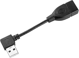 CY USB 2.0 A typ hane vänster vinklad till USB 2.0 hona förlängningskabel