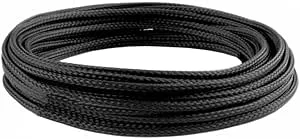 MOCNT PET Expanderbar flätad hylsa, flätad ärm, kabelhantering, flexibel, isolerad mantel, fodral, vävslang, kabel, prydligt skydd, omslagsskydd 6 mm, 10 meter