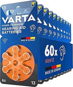 VARTA Hörapparatbatterier storlek 13 orange