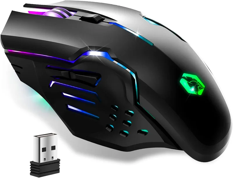 EMPIRE GAMING RF903 Trådlös uppladdningsbar spelmus 2,4 GHz