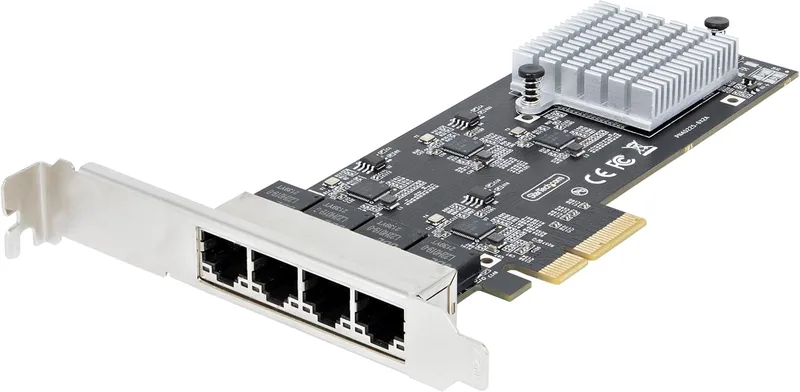 StarTech.com PCI Express Ethernet-nätverk 4 portar NBASE-T 2,5G