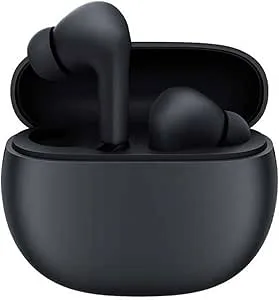 Xiaomi Redmi Buds 4 Active Bluetooth 5.3-hörlurar, trådlösa hörlurar, kraftfull bas, intelligent pekkontroll, upp till 28 timmars batteritid, svart