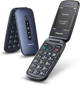 Panasonic KX-TU550EXC 4G Essentials Clamshell mobiltelefon för