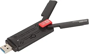 1800 Mbps Dual Band WiFi-adapter, USB3.0 Trådlös USB WiFi-nätverksadapter med Dubbla 3dbi-antenner för Windows10, för Windows11 OS