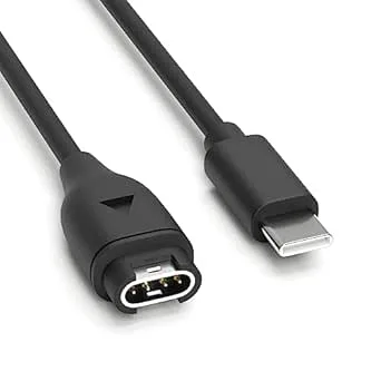 Sinoacc USB C-laddare för Garmin Watch laddningskabel för Fenix 5 5S 5X Plus 6 6S 6X Pro 7 7S 7X, Forerunner 745 935 945 45 45S 245 musik, instinkt, approach S10 S40 S60 S12 S42, Vívoactive 3 4 4S