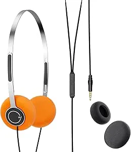 iKF Y3 Retro trådbundna on-ear-hörlurar med mikrofon