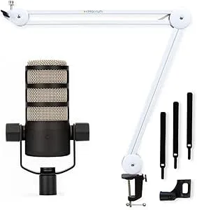 RØDE Rode Podmic Podcast-mikrofon keepdrum MS138 ledarm