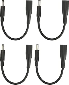 Annadue 4pcs DC 7.4x5mm To 4.5x3.0mm Adapter Cable