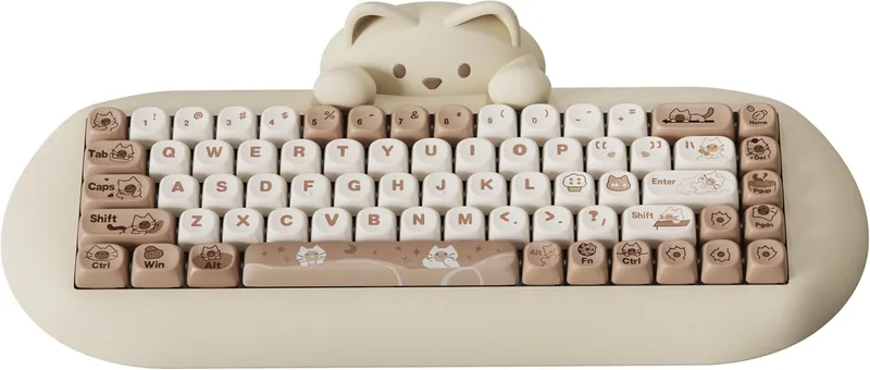 YUNZII C68 Trådlöst mekaniskt tangentbord
