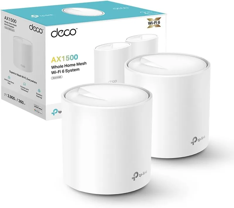 TP-Link Deco X1500 AX1500 Mesh Wi-Fi 6 System 2-pack