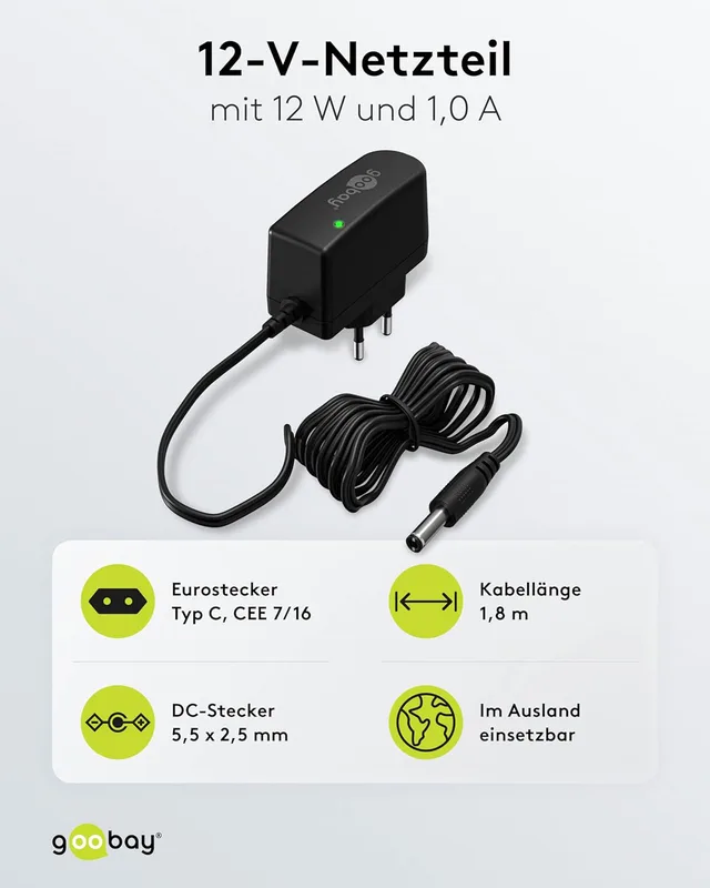 Universal Power Supply 3 V - 12 V