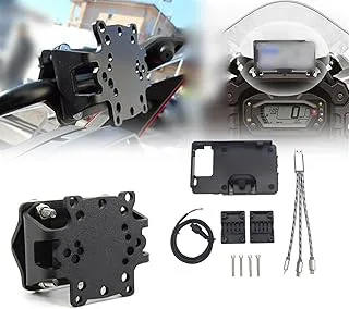 Navigering Motorcykel Front Telefon Trådlös Och USB Laddning GPS Navigationsplatta Fäste Hållare Stativ För Kawasaki KLR650 KLR 650 2022+