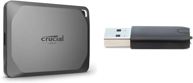 Crucial X9 Pro för Mac 1TB Bärbar Externa SSD