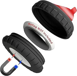 SLIM Fodral kompatibel med AirTag Magnetiskt Självhäftande Vattentät Stötsäker Dold GPS Tracker Stöldskydd